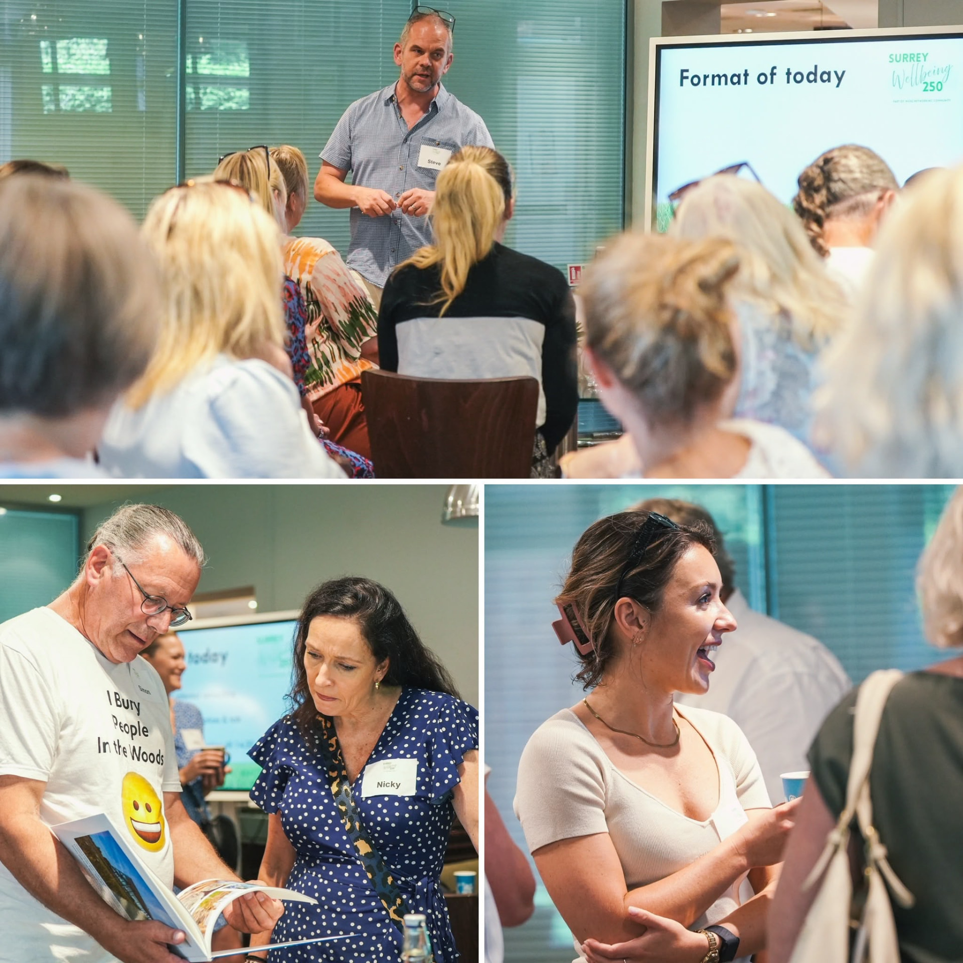 Surrey Wellbeing 250 networking morning