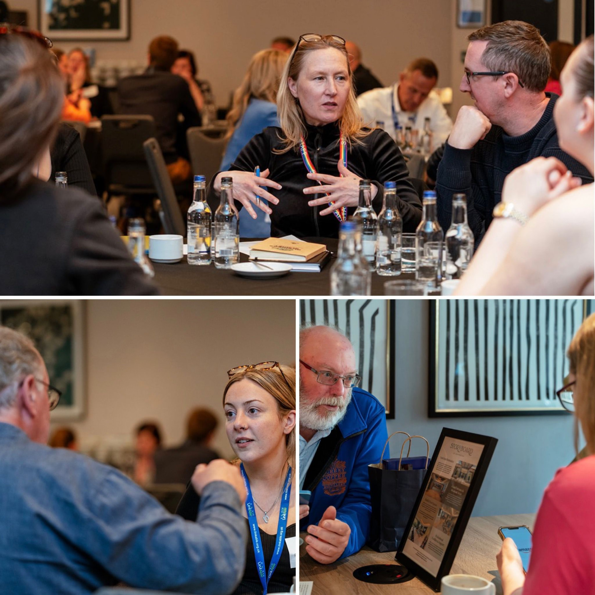 Round-table discussion at a Surrey Event Professionals event